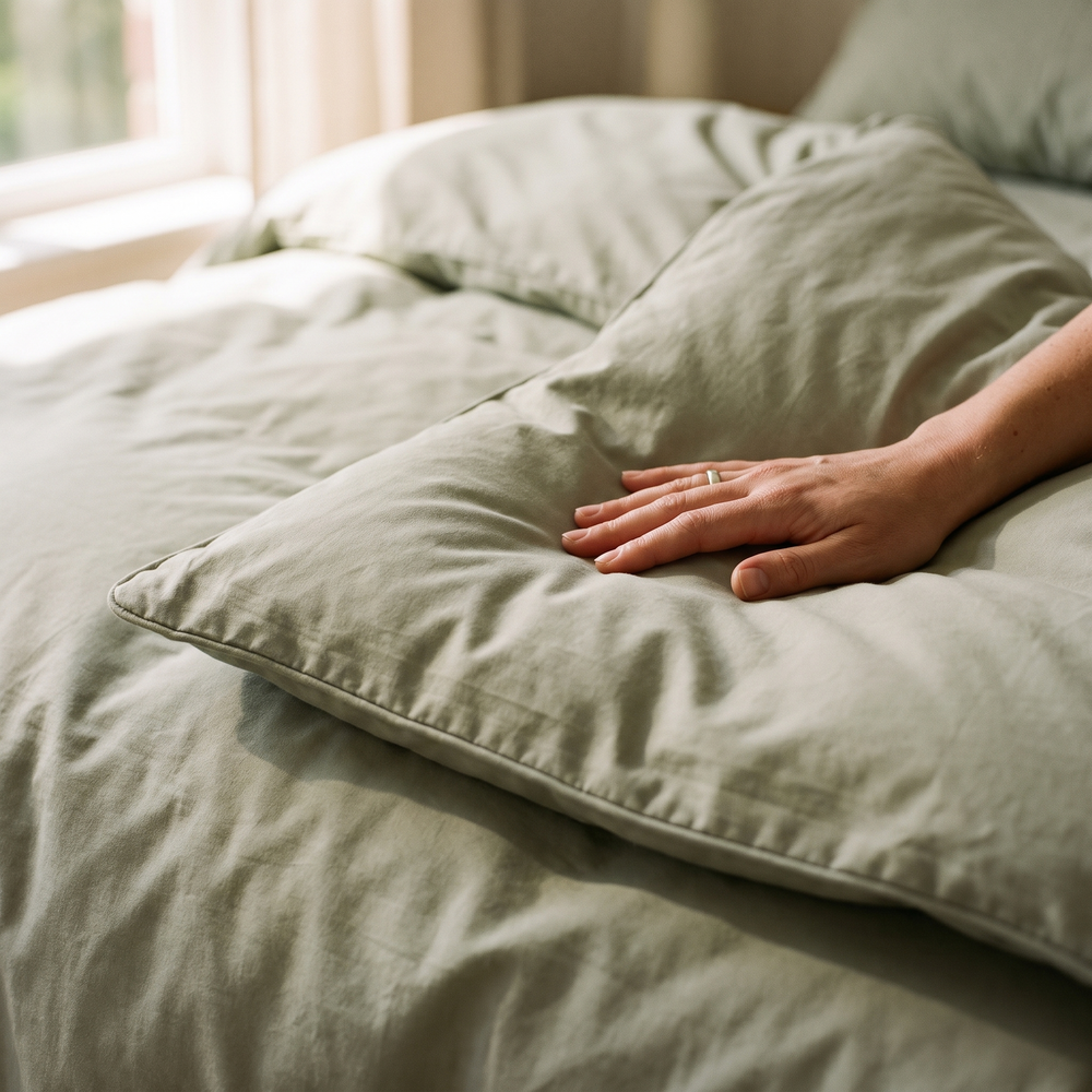 Easydoona Everyday doona in Eucalyptus